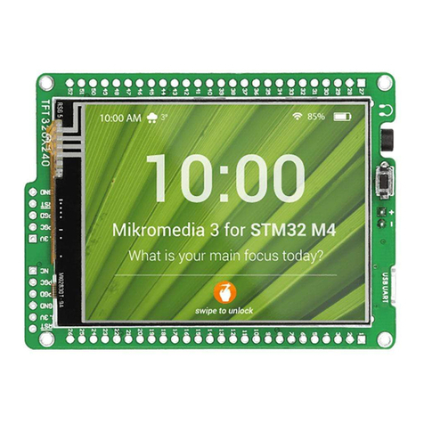 mikroElektronika mikromedia for STM32 manual