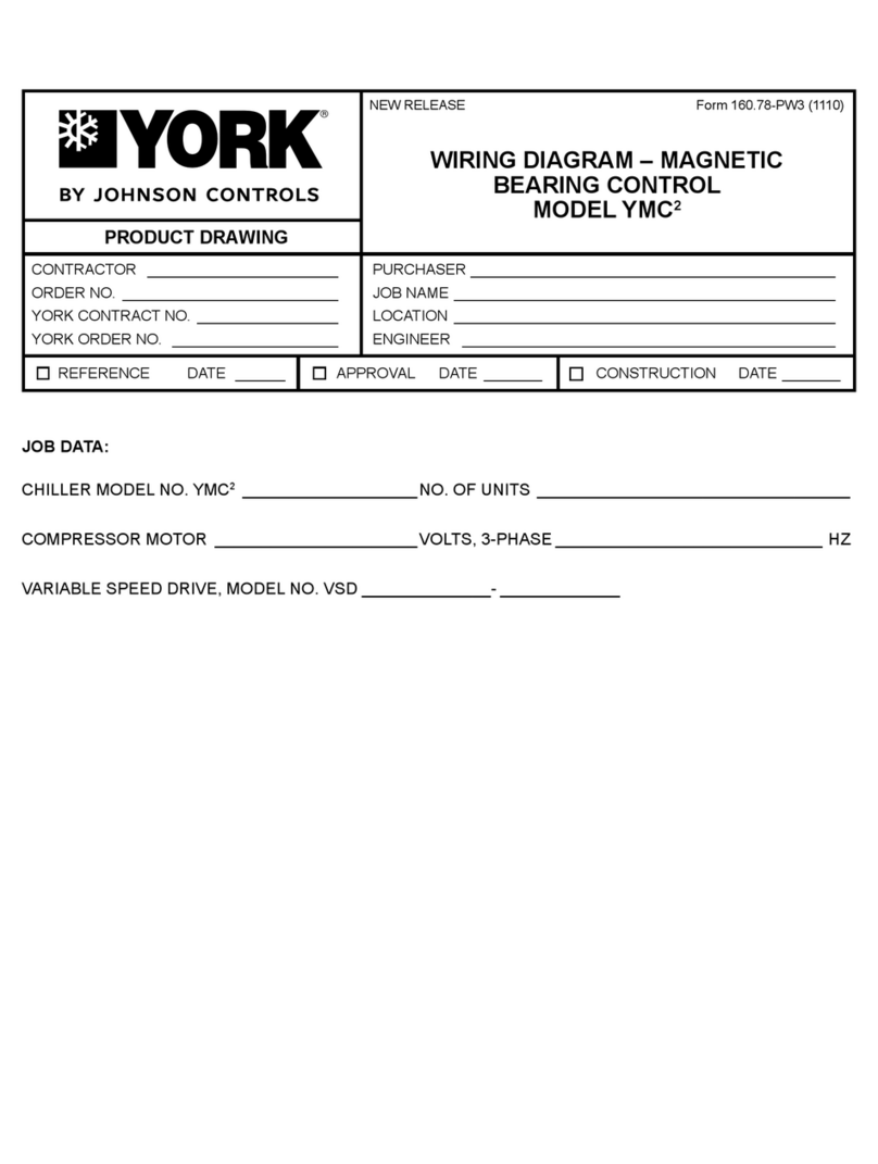 Johnson Controls YORK YMC2 Quick start guide