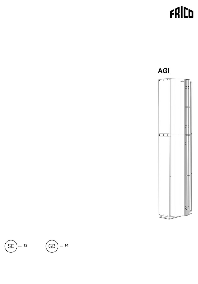 Frico AGI Series User manual Frico AGI Series User manual