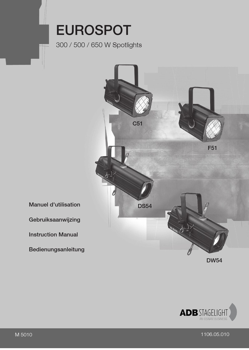 ADB Stagelight EUROSPOT C51 instruction manual