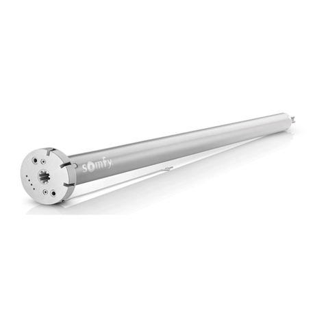 SOMFY Roll Up 28 RTS User manual SOMFY Roll Up 28 RTS User manual