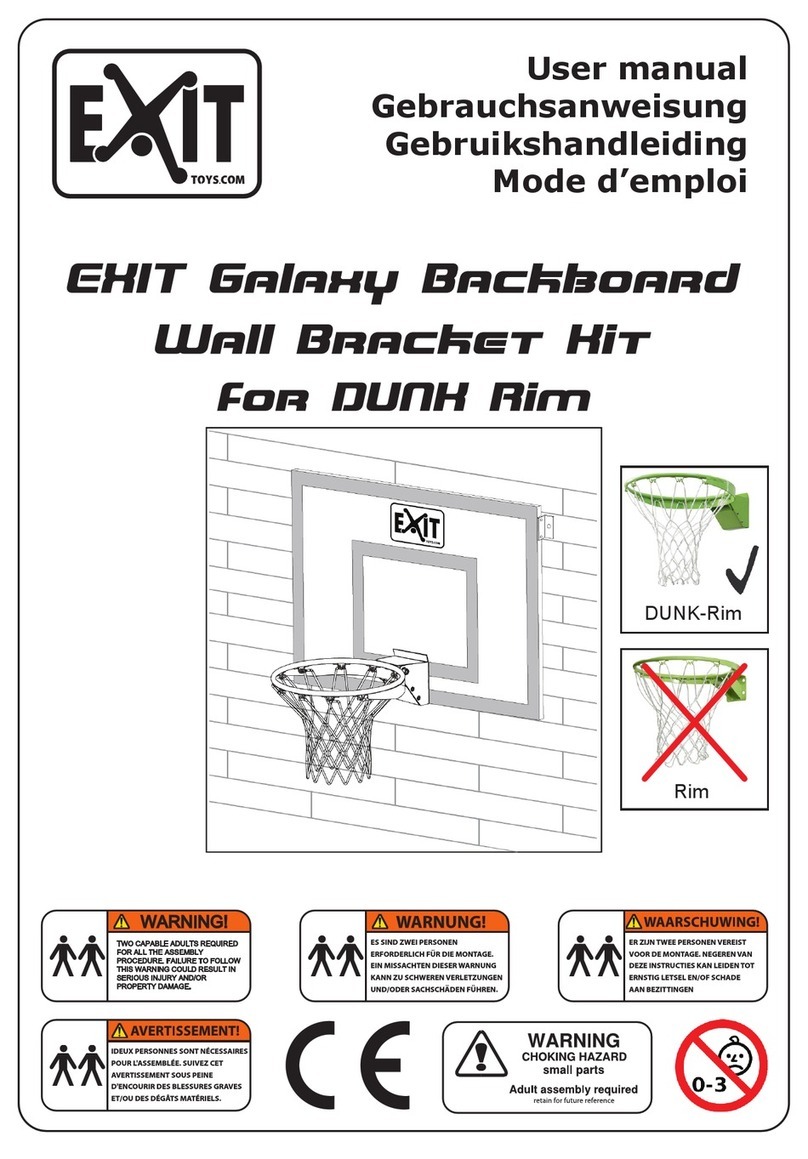 EXIT Toys Galaxy Backboard User manual