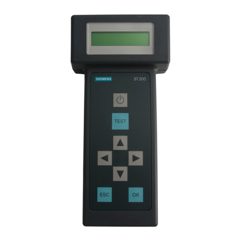 Siemens BT 200 User manual