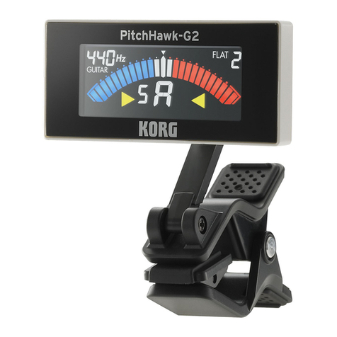 Korg PitchHawk-G2 User manual