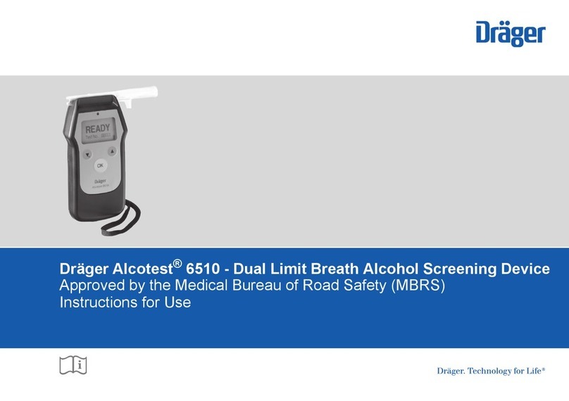 Dräger Alcotest 6510 Instructions for use