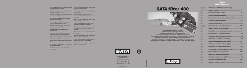 SATA filter 400 Series operating instructions SATA filter 400 Series operating instructions