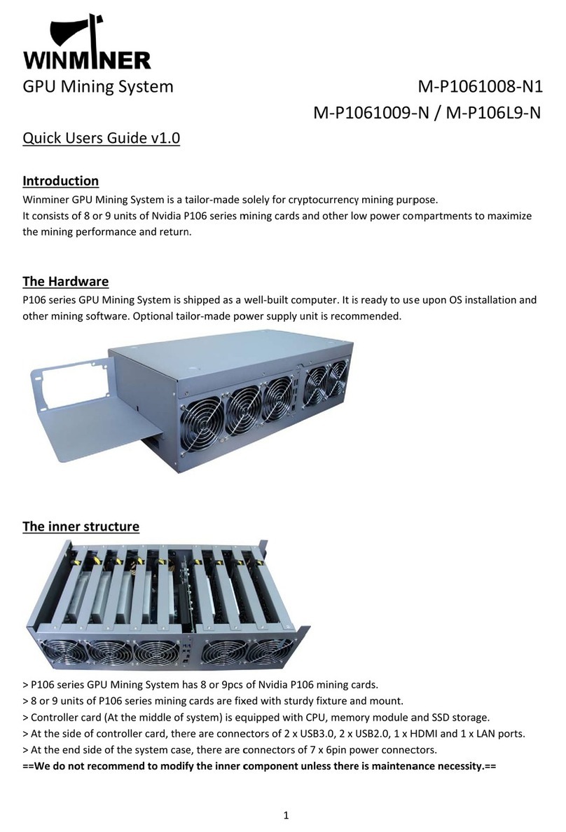 Winminer M-P1061008-N1 Quick user guide
