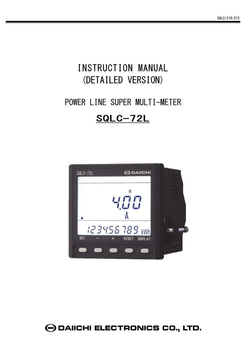 Daiichi Electronics SQLC-72L instruction manual