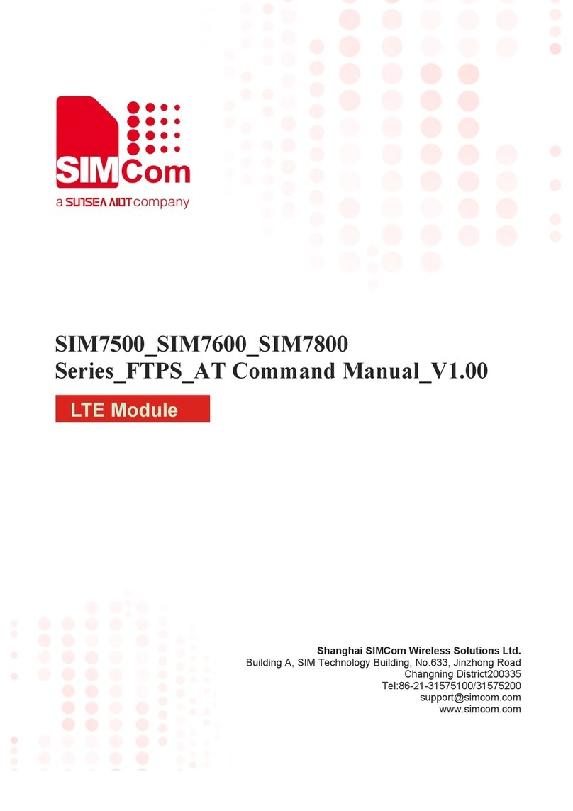 SimCom SIM7500 Series Installation manual