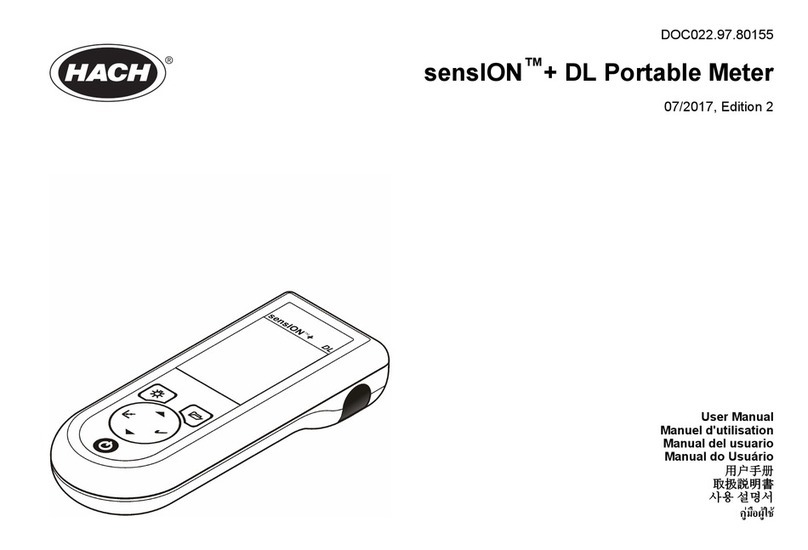 Hach sensION+ EC5 DL User manual