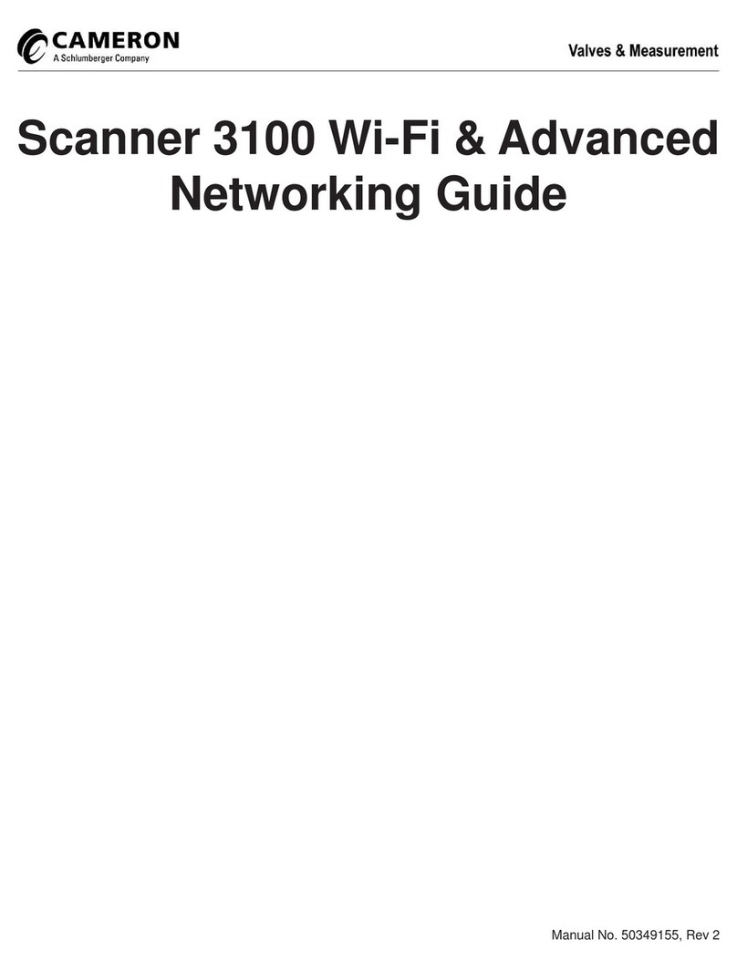 Cameron Scanner 3100 User manual Cameron Scanner 3100 User manual