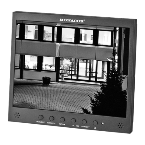 Monacor Security TFT-900LED User manual
