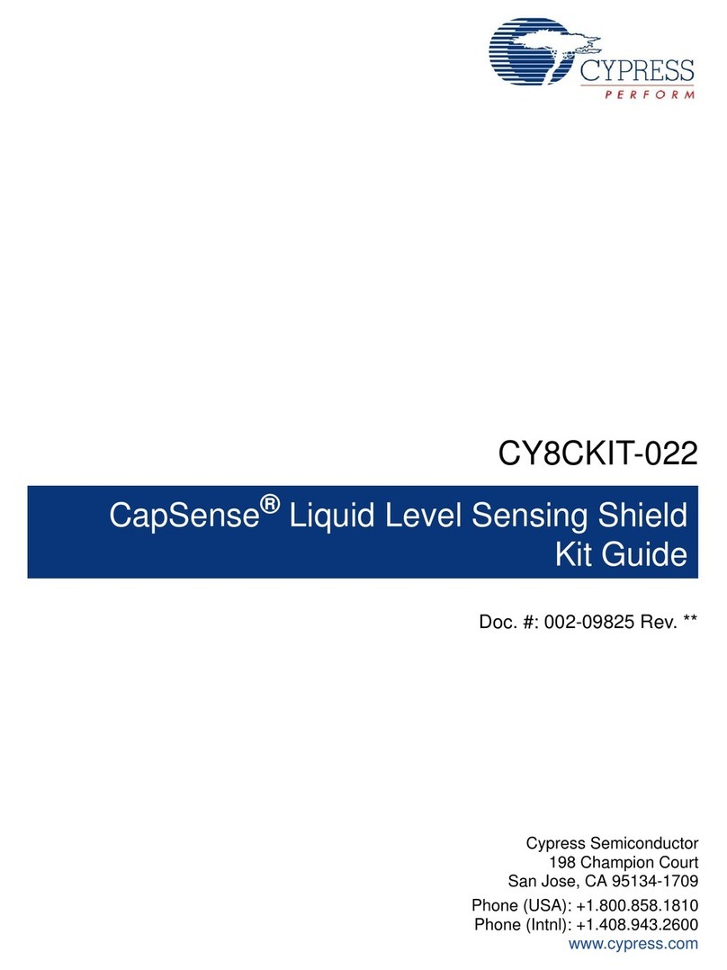 Cypress Semiconductor CapSense CY8CKIT-022 Guide