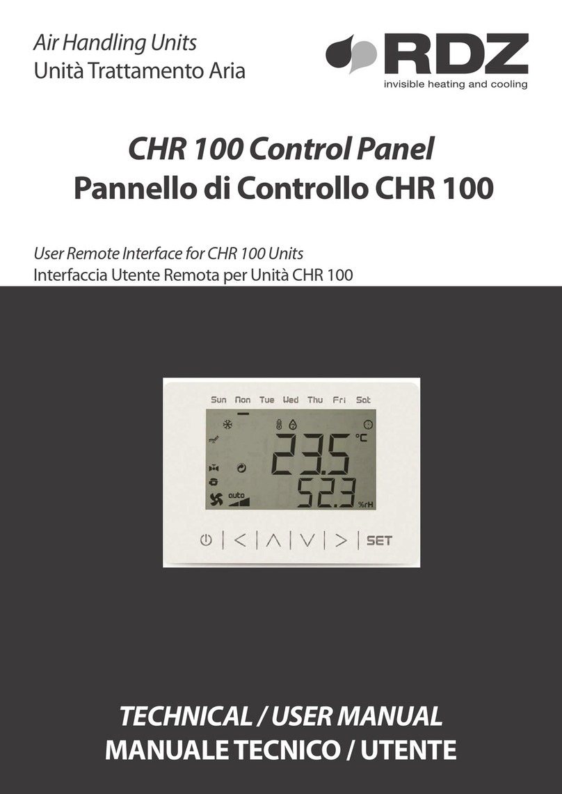 RDZ CHR 100 User manual