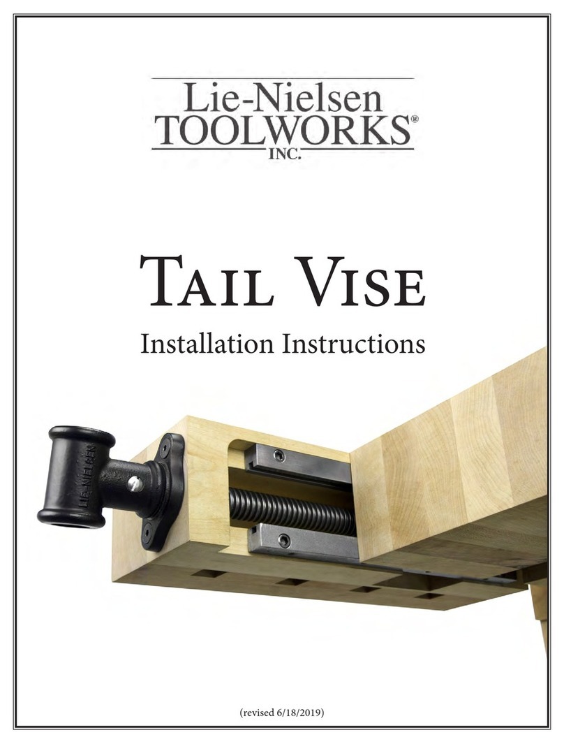 Lie-Nielsen TOOLWORKS Tail Wise installation instructions