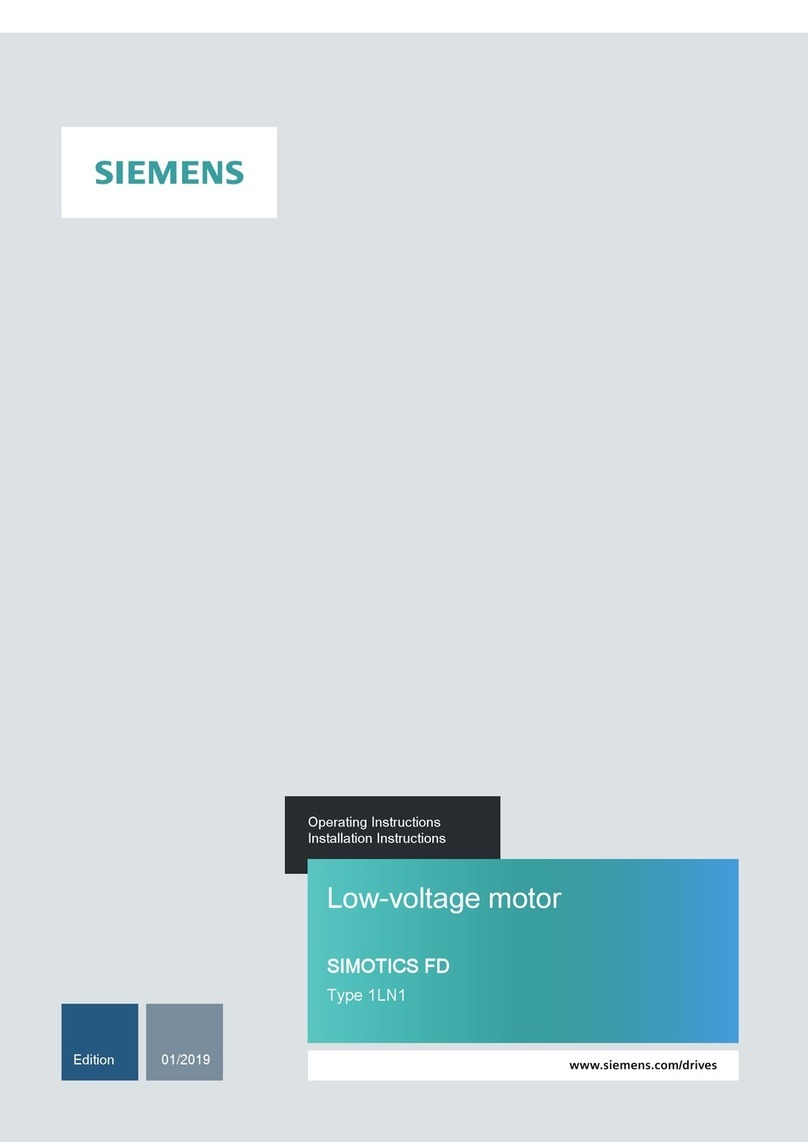 Siemens SIMOTICS FD 1LN1 Operating instructions