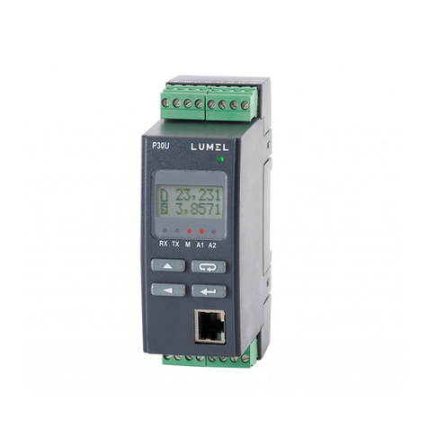 Lumel P30U series User manual