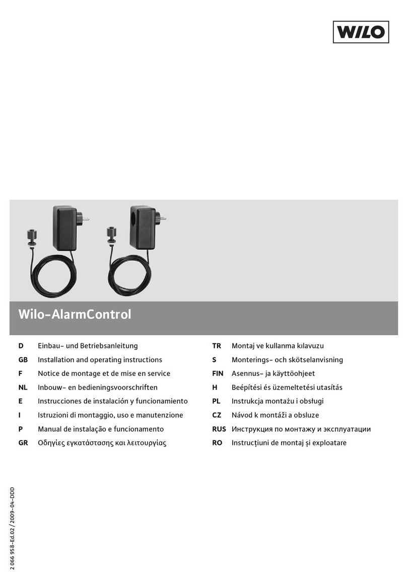 Wilo AlarmControl 1 User manual