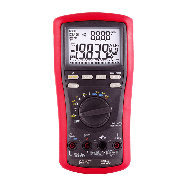 Brymen BM830 Series user manual