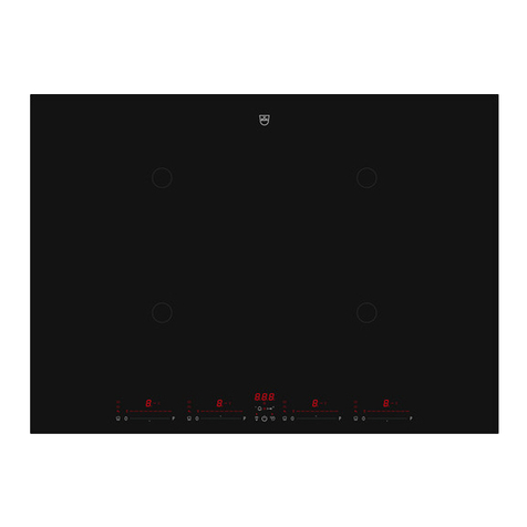 V-ZUG CookTopInduction V4000 CTI4T64 Series installation instructions