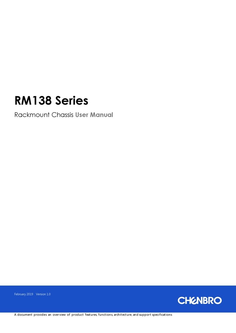 Chenbro RM138 Series user manual