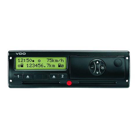 Siemens VDO DTCO 1381 Parts list manual
