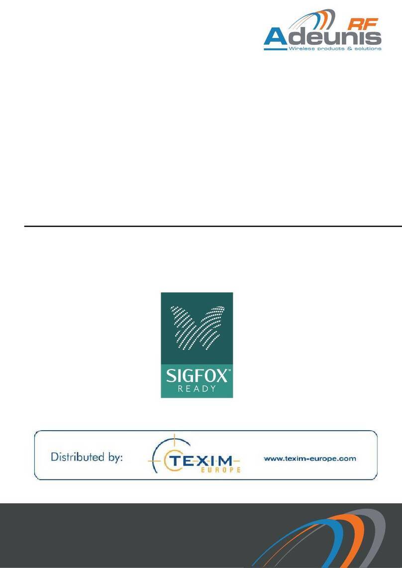 Adeunis RF SIGFOX-EUROPE user guide