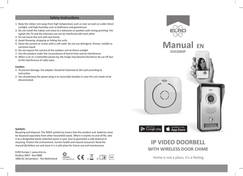 ELRO DVC040IP manual