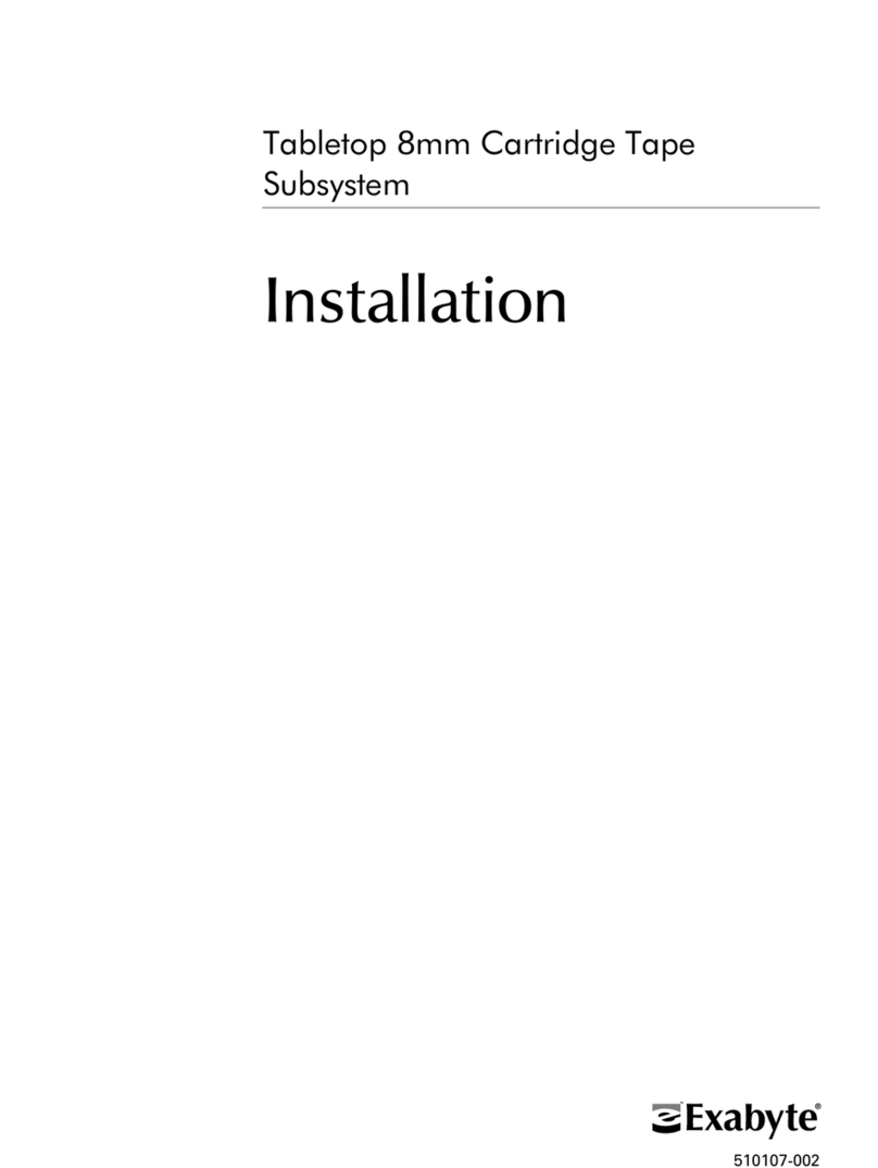 Exabyte EXB-8200 installation manual