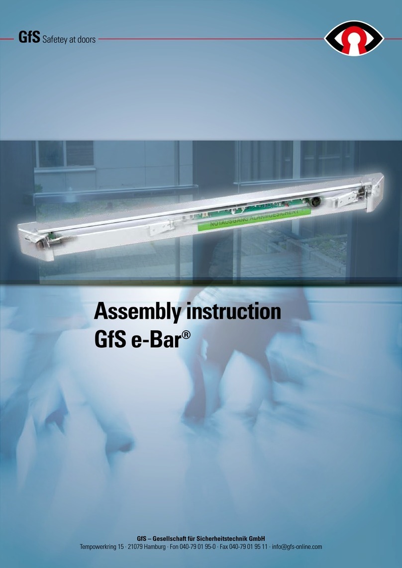 GFS e-Bar 700 70 Series Assembly instruction GFS e-Bar 700 70 Series Assembly instruction