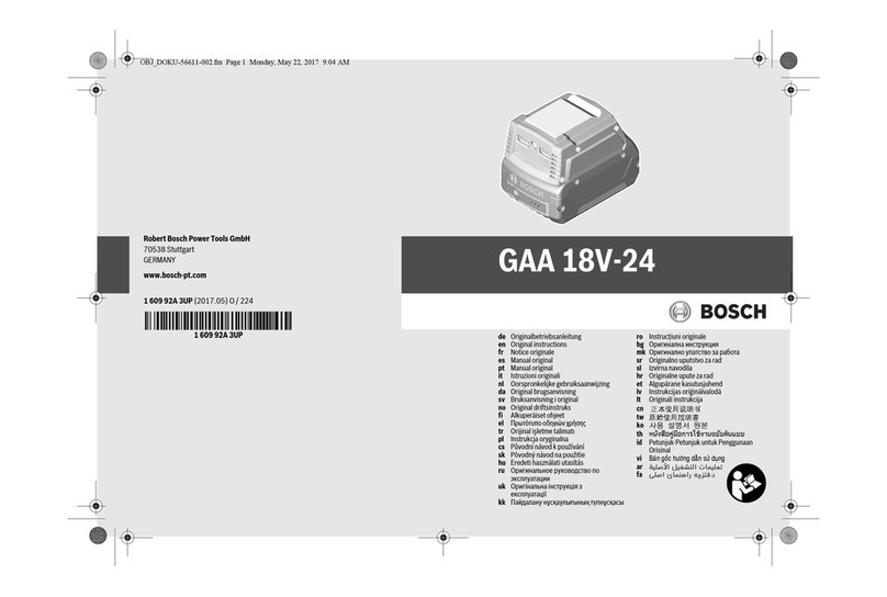 Bosch GAA18V-24 Original instructions