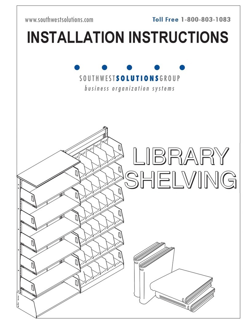 SOUTHWESTSOLUTIONSGROUP Library Shelving installation instructions SOUTHWESTSOLUTIONSGROUP Library Shelving installation instructions