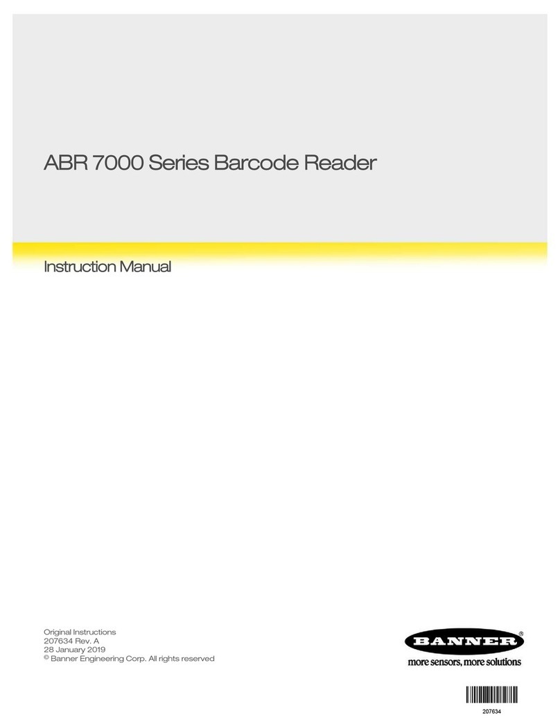 Banner ABR 7000 Series User manual Banner ABR 7000 Series User manual