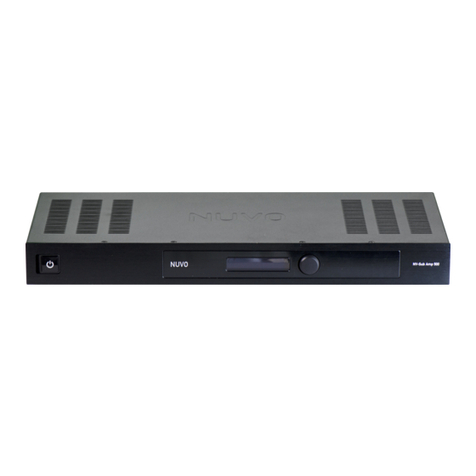 Nuvo NV-SUBAMP100 Series User manual