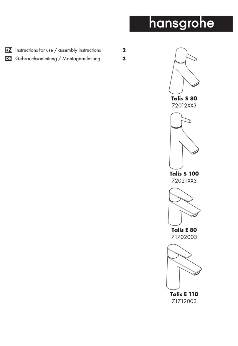 Hans Grohe Talis S 80 User manual