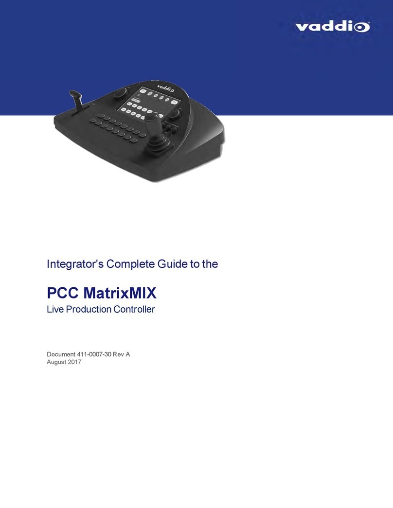 VADDIO PCC MatrixMIX Integrator's complete guide