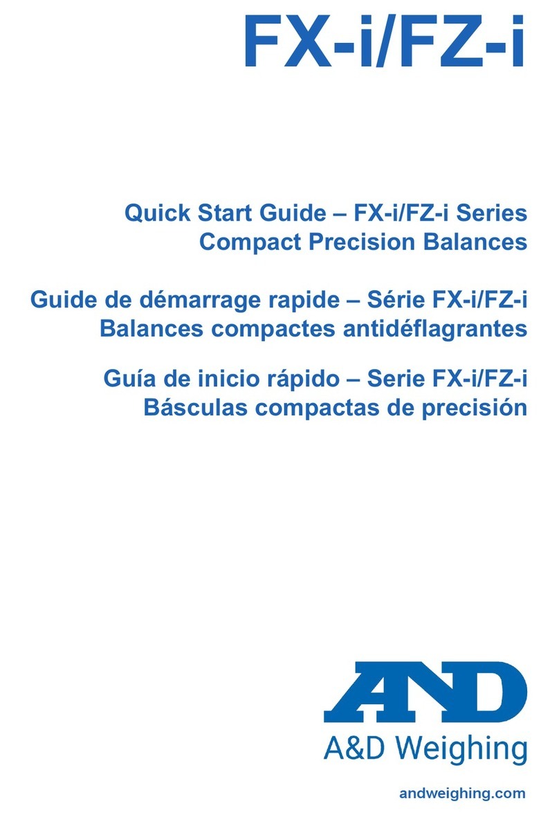 A&D FX-i Series User manual