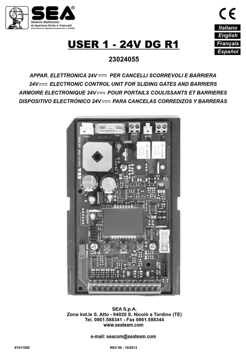 SEA USER 1 - 24v DG R1 User manual