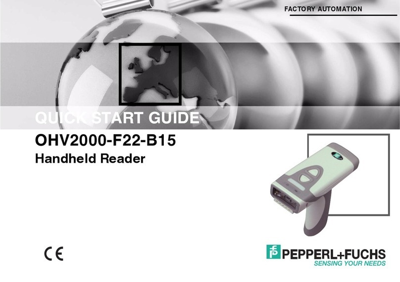 Pepperl+Fuchs OHV2000-F22-B15 quick start guide Pepperl+Fuchs OHV2000-F22-B15 quick start guide