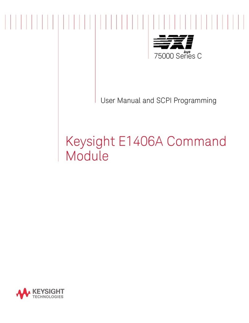 Keysight VXI Bus 75000 C Series Owner's manual