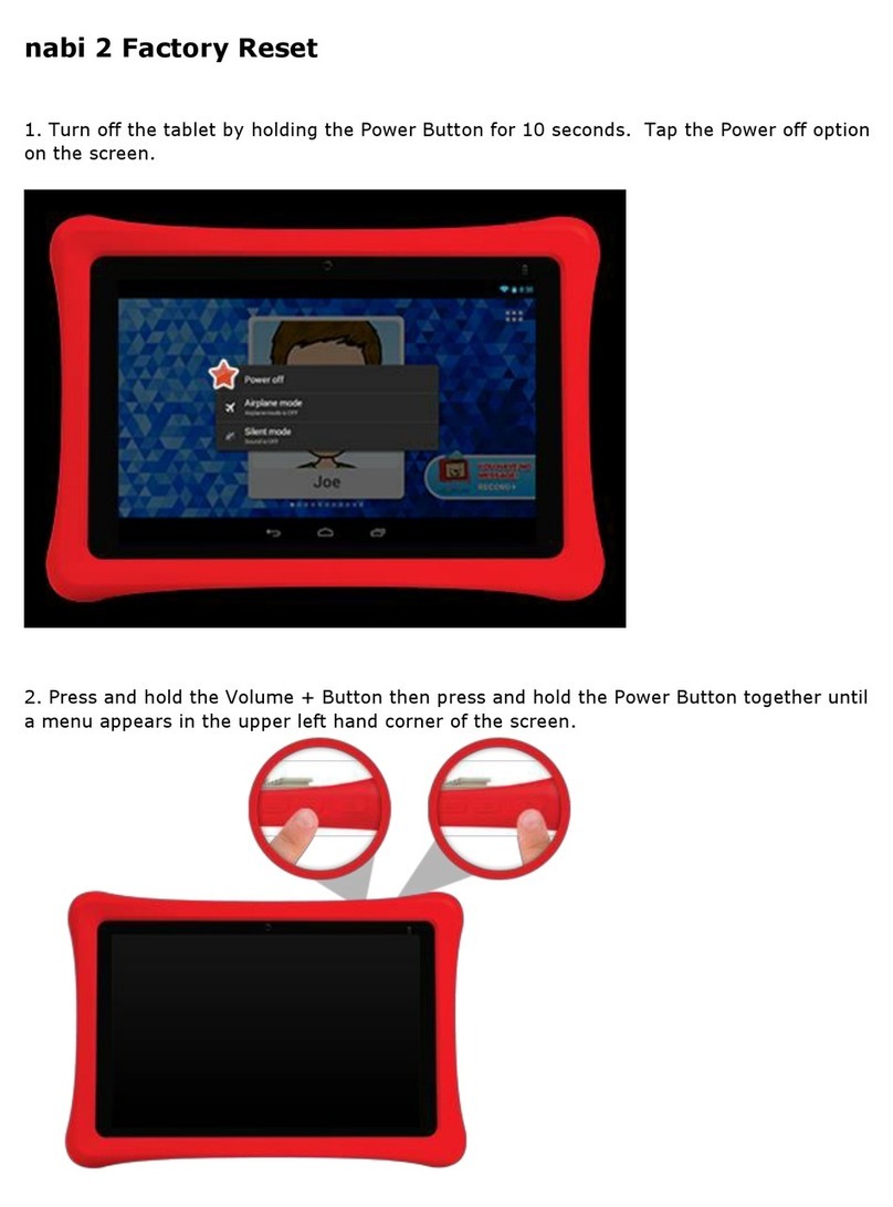 Mattel Nabi 2 factory reset