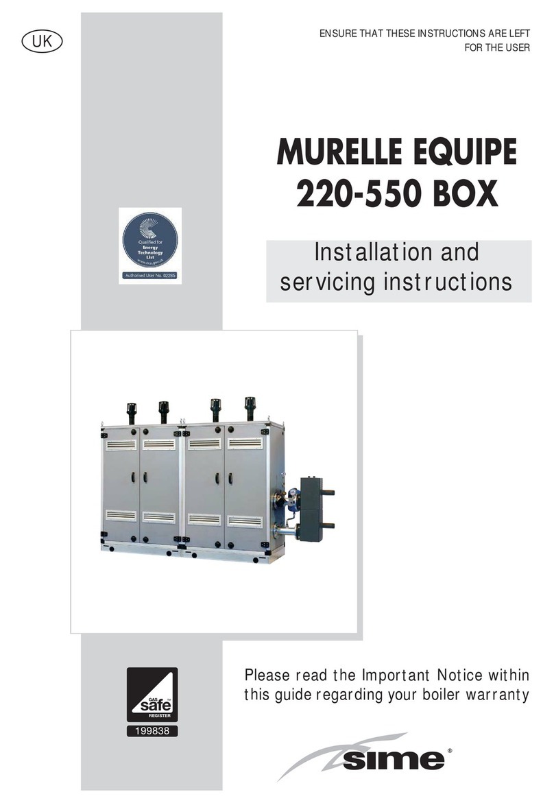 Sime MURELLE EQUIPE 220 BOX User guide