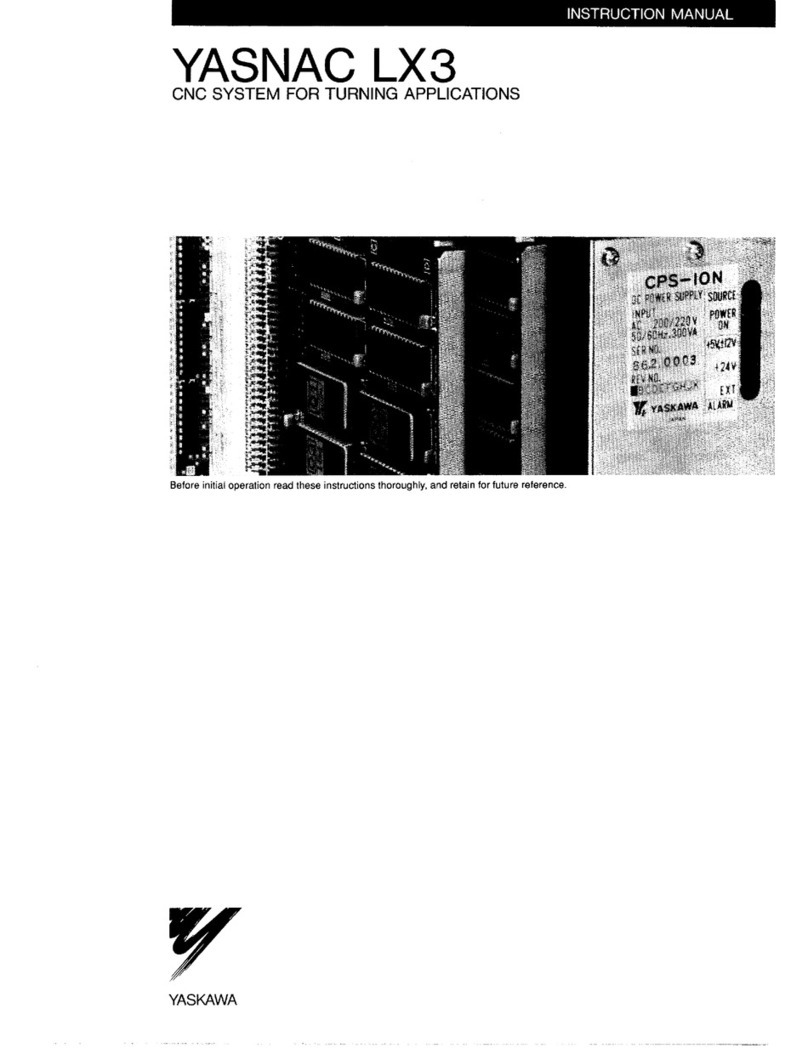 YASKAWA yasnac lx3 User manual