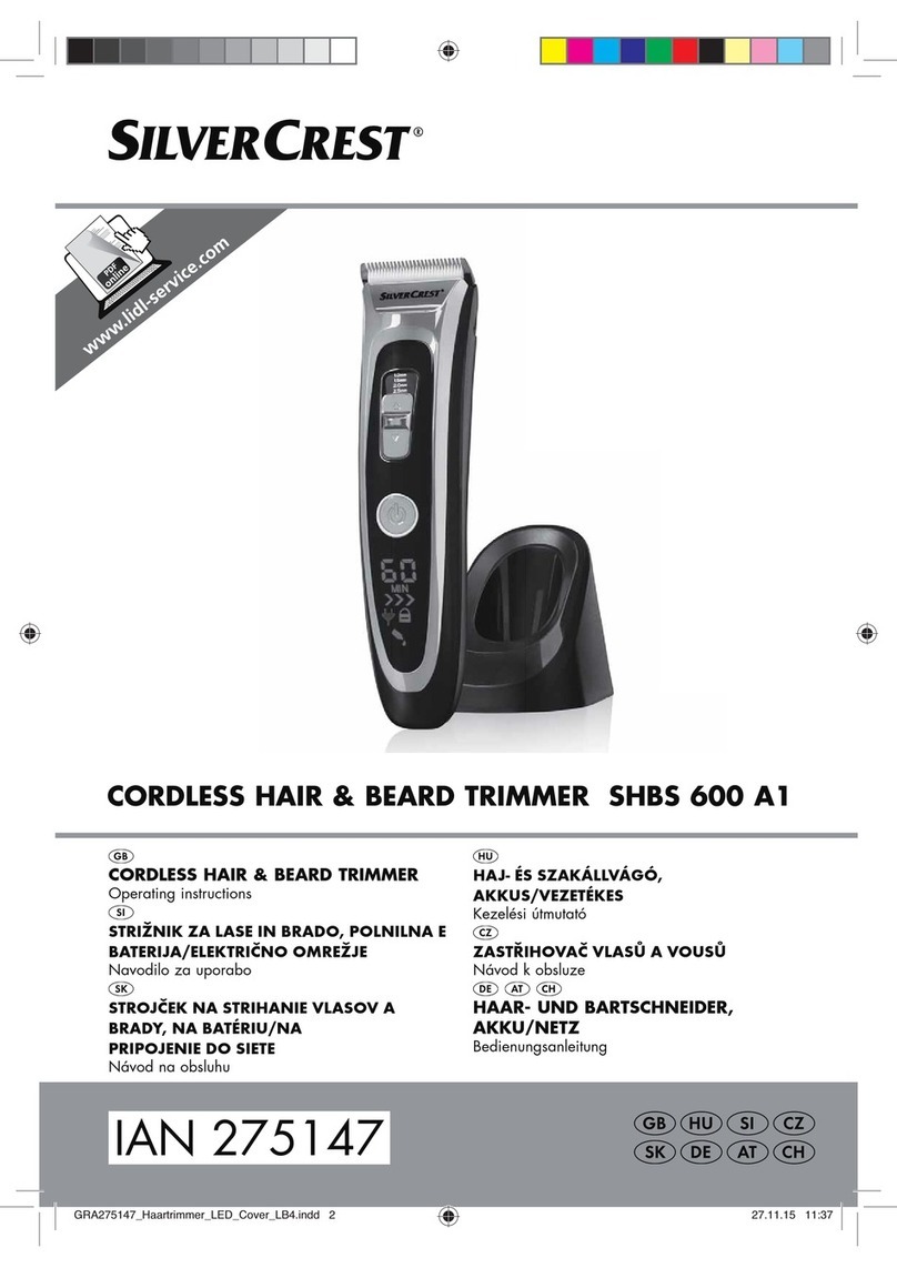 Silvercrest SHBS 600 A1 operating instructions