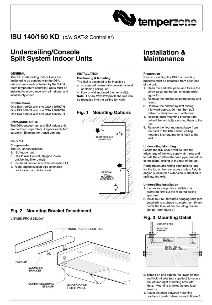 TemperZone ISU KD Series Maintenance and service guide