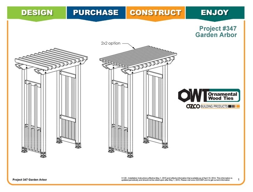 OZCO 347 installation instructions