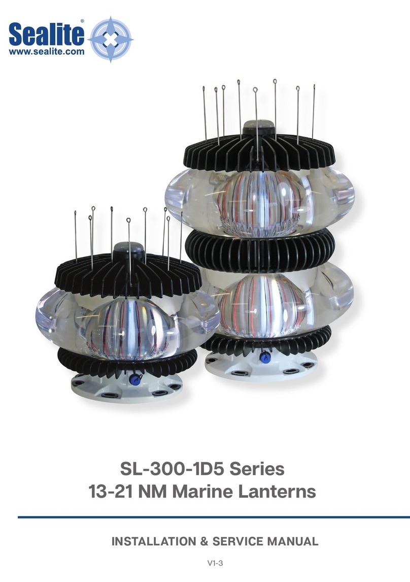 Sealite SL-300-1D5 Series Installation & service manual