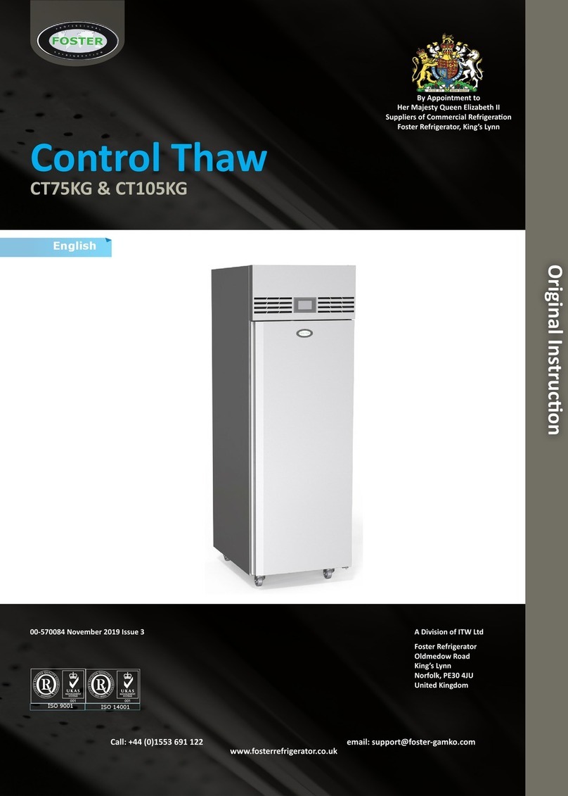 ITW Foster Control Thaw CT75 Operation instructions