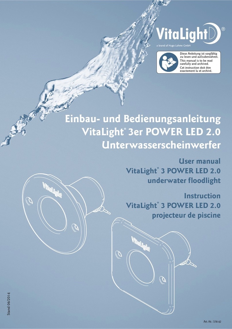 VitaLight 3 POWER LED 2.0 user manual
