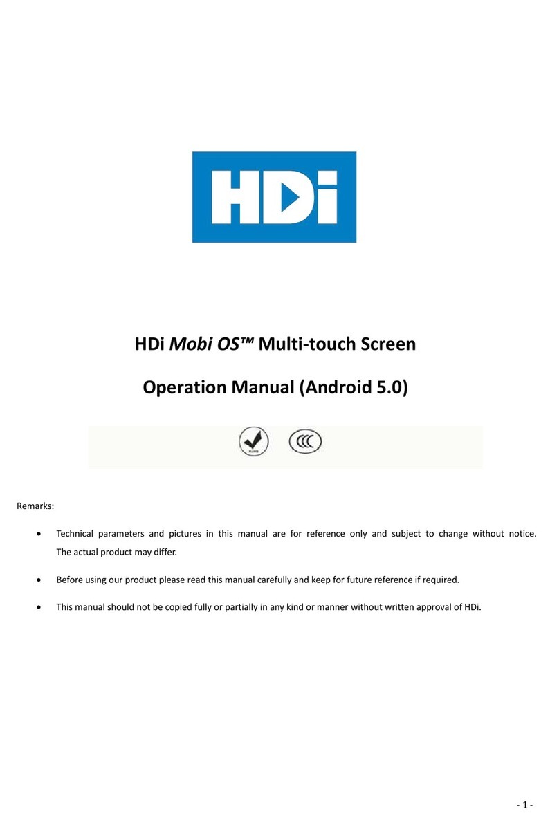 HDI Mobi OS Series User manual